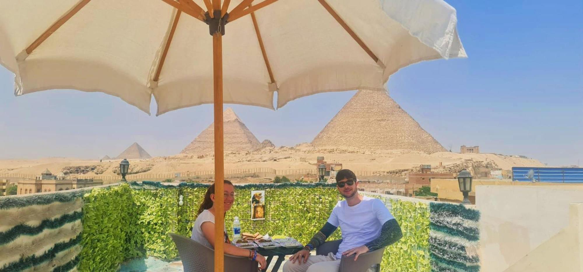 Pyramids Show Hotel Kafrat al Jabal Exterior foto
